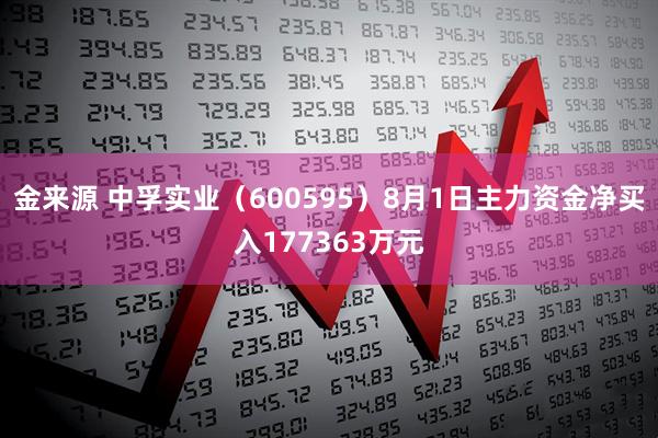 金来源 中孚实业（600595）8月1日主力资金净买入177363万元
